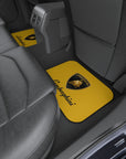 Yellow Lamborghini Car Mats (2x Rear)™