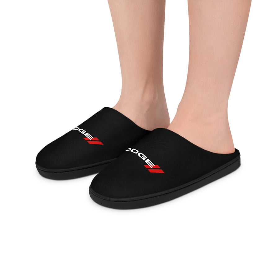 Unisex Indoor Black Dodge Slippers™