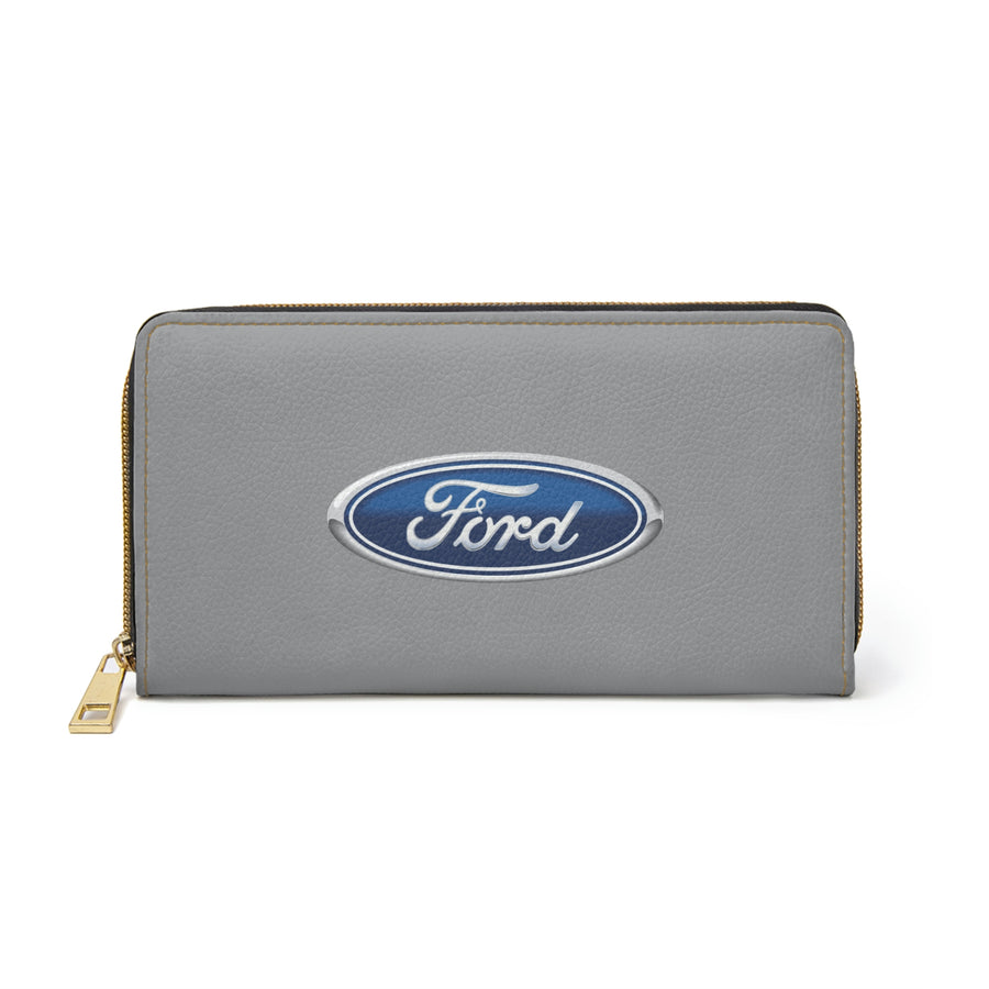Grey Ford Zipper Wallet™