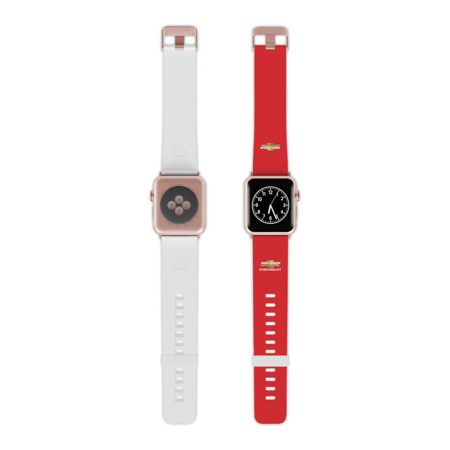 Red Chevrolet Watch Band for Apple Watch™