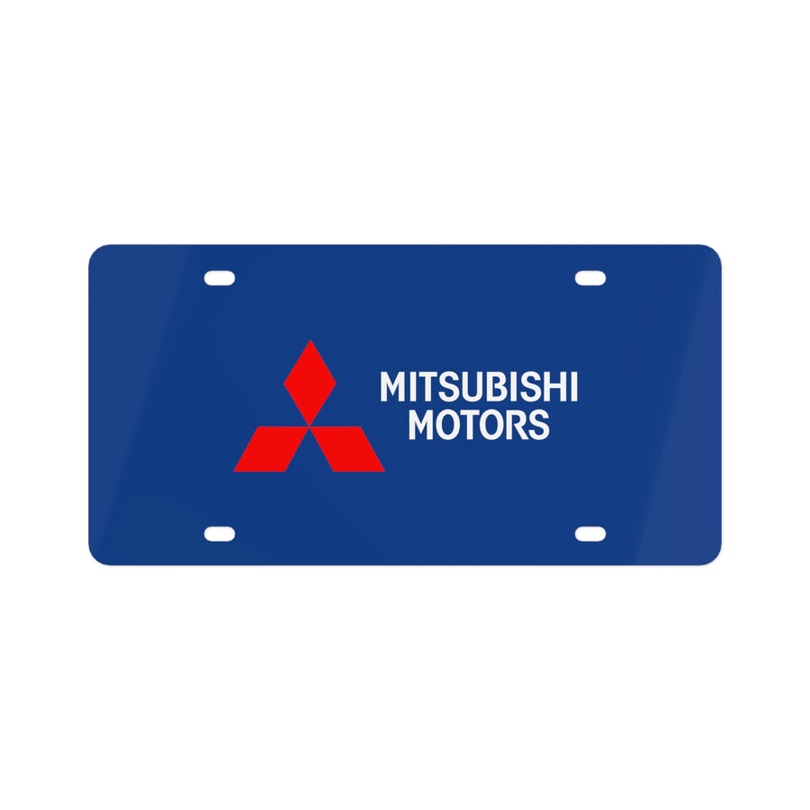 Dark Blue Mitsubishi License Plate™