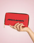 Red McLaren Zipper Wallet™