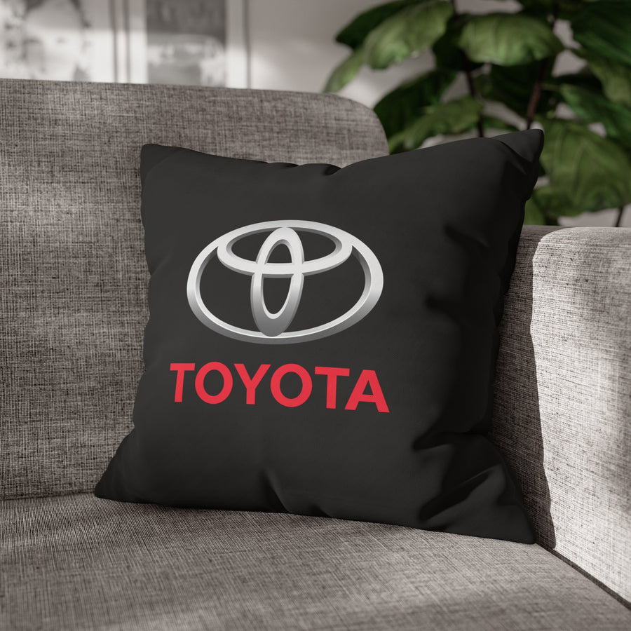 Black Toyota Spun Polyester pillowcase™