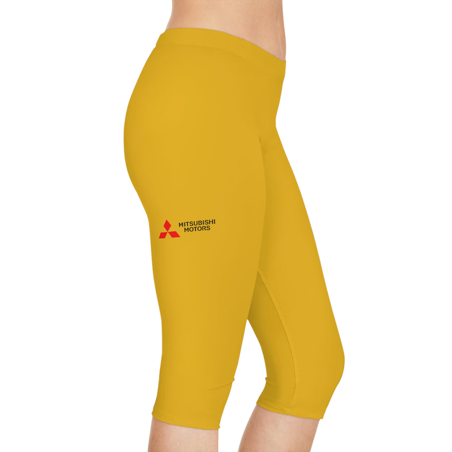 Women's Yellow Mitsubishi Capri Leggings™