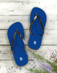 Unisex Dark Blue Rolls Royce Flip Flops™