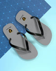 Unisex Grey Lamborghini Flip Flops™