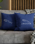 Dark Blue Jaguar Spun Polyester pillowcase™