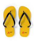 Unisex Yellow Mitsubishi Flip Flops™