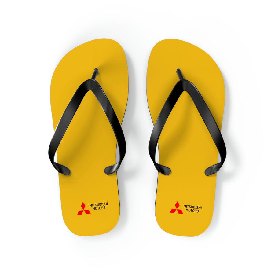 Unisex Yellow Mitsubishi Flip Flops™