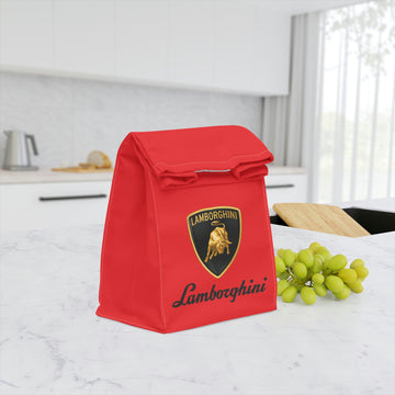 Red Lamborghini Polyester Lunch Bag™