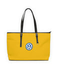 Yellow Volkswagen Leather Shoulder Bag™