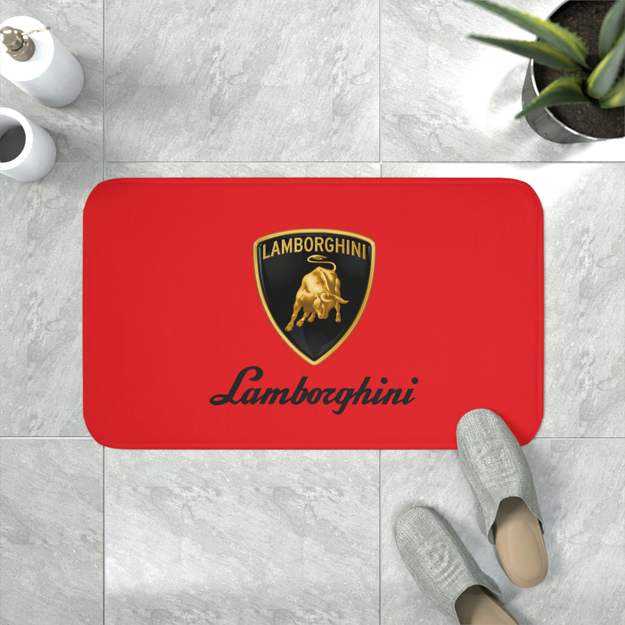 Red Lamborghini Memory Foam Bathmat™