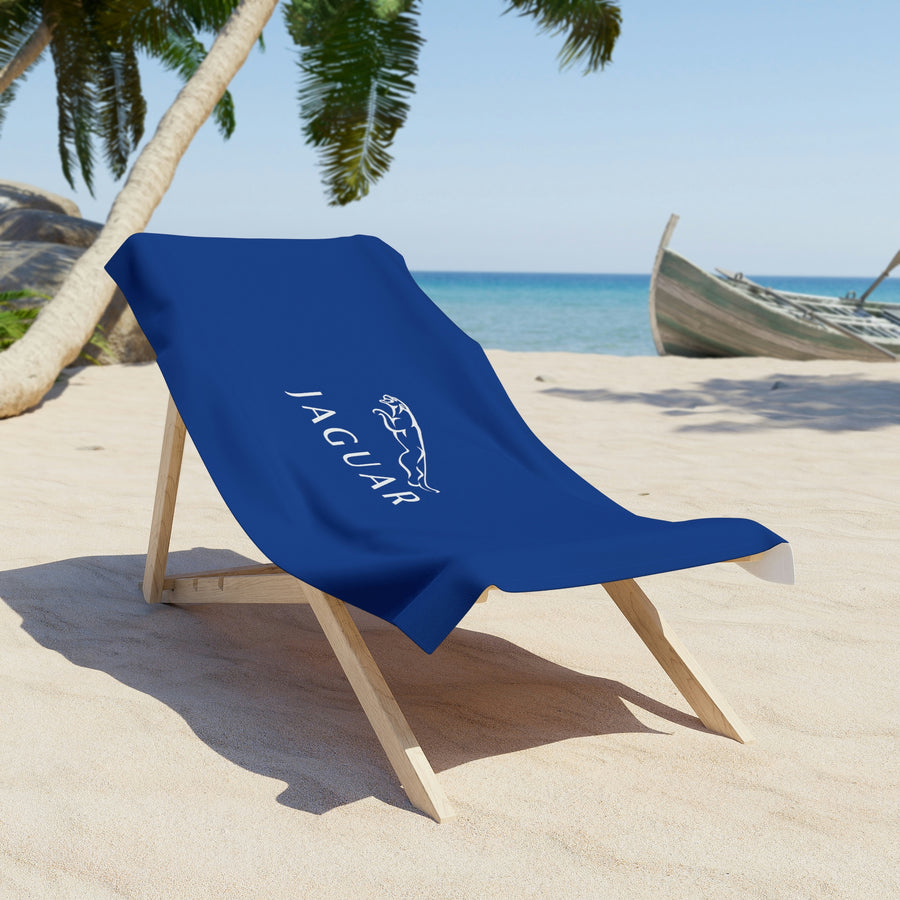 Dark Blue Jaguar Beach Towel™