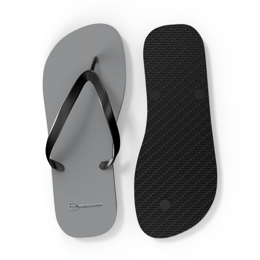 Unisex Grey Mazda Flip Flops™