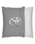 Grey Toyota Spun Polyester pillowcase™