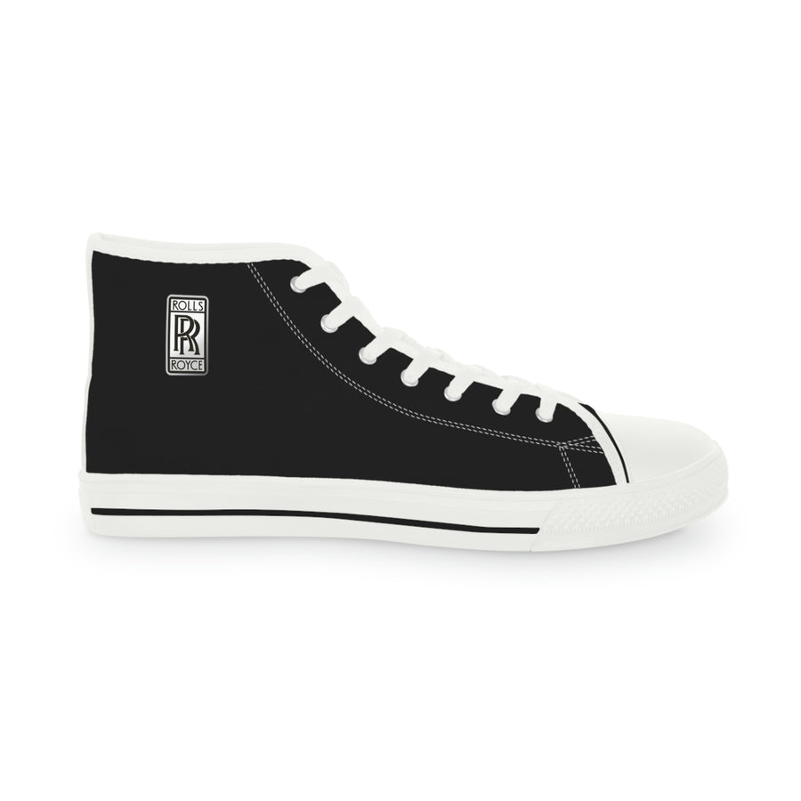 Men's Black Rolls Royce High Top Sneakers™