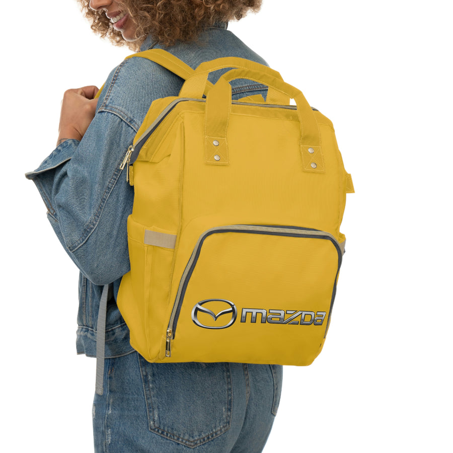 Yellow Mazda Multifunctional Diaper Backpack™