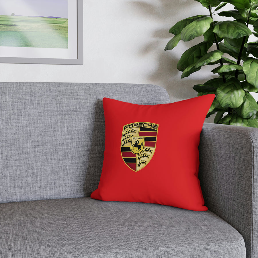 Red Porsche Spun Polyester Pillowcase™