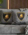 Grey Lamborghini Spun Polyester pillowcase™