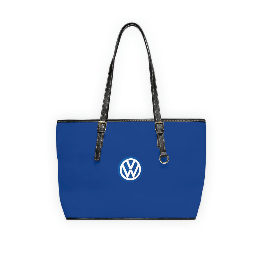 Dark Blue Volkswagen Leather Shoulder Bag™