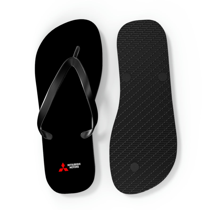 Unisex Black Mitsubishi Flip Flops™