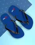 Unisex Dark Blue Mitsubishi Flip Flops™