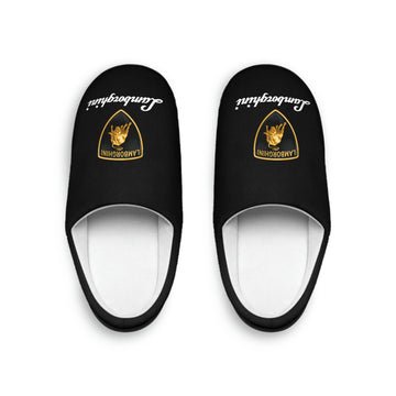 Unisex Black Lamborghini Indoor Slippers™