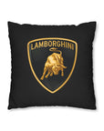 Black Lamborghini Spun Polyester pillowcase™