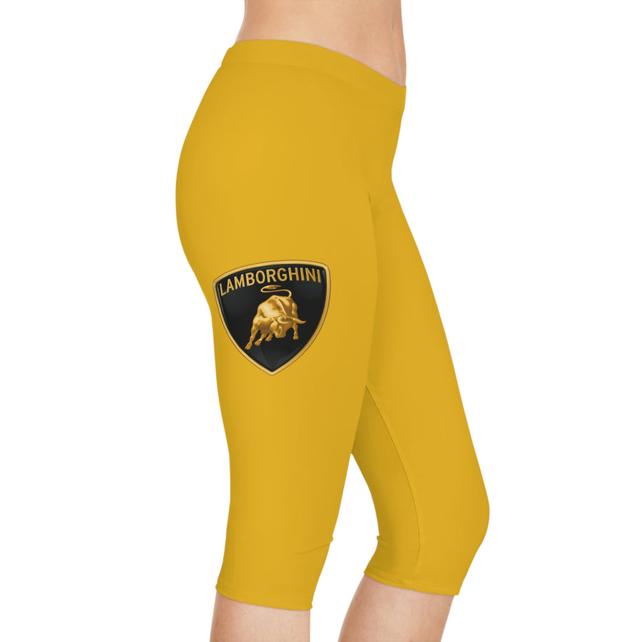 Women's Yellow Lamborghini Capri Leggings™