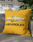 Yellow Chevrolet Spun Polyester pillowcase™