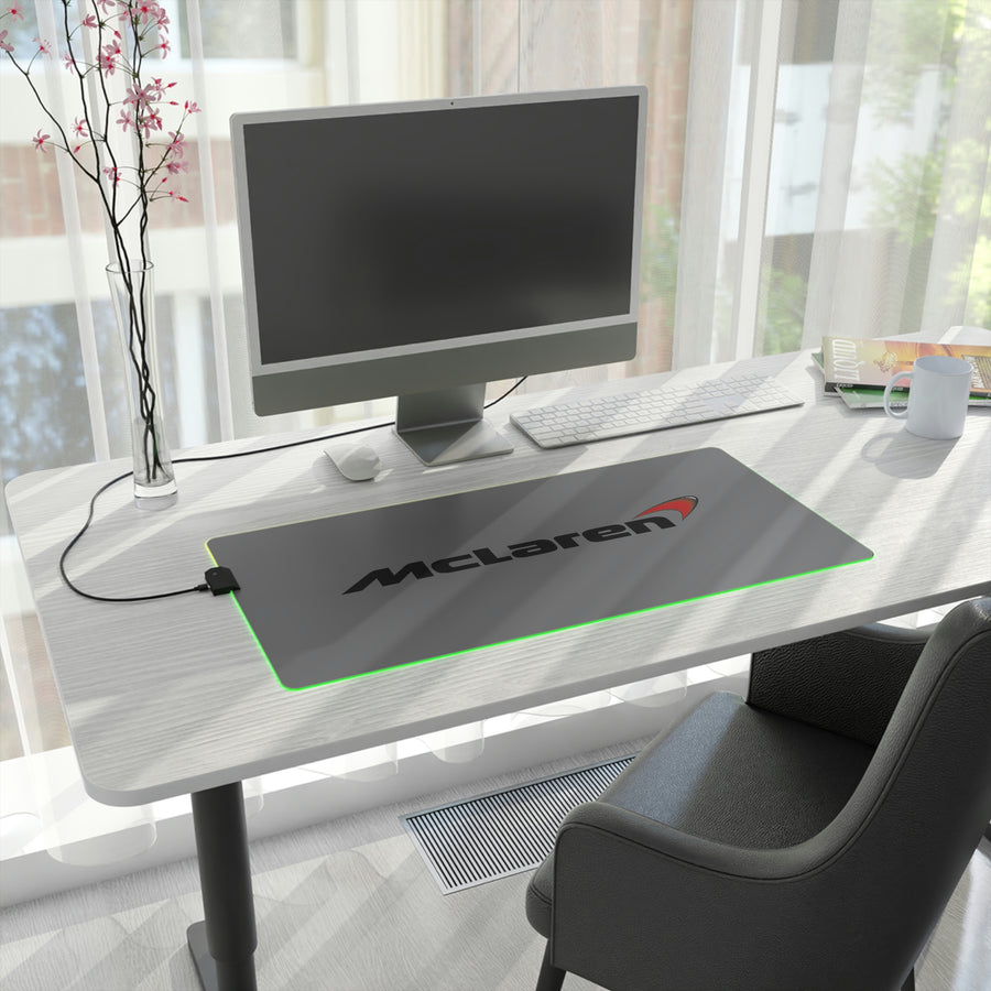 Grey McLaren LED Gaming Mouse Pad™