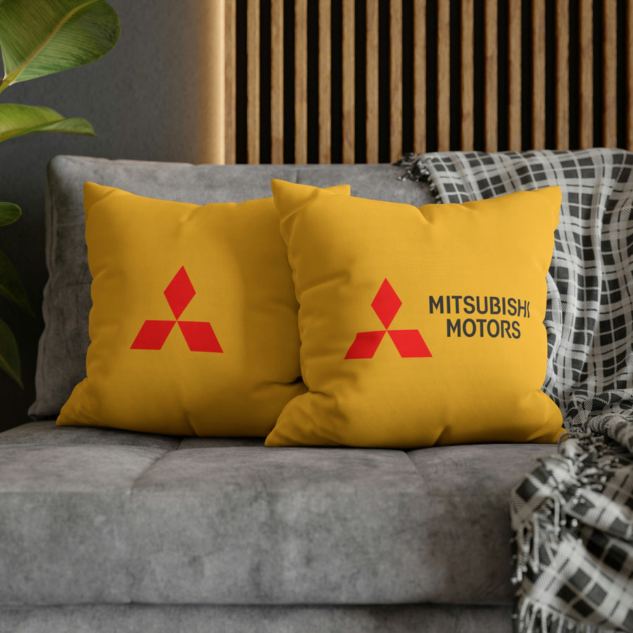 Yellow Mitsubishi Spun Polyester pillowcase™