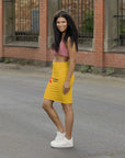 Women's Yellow Mitsubishi Mini Skirt™