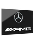 Black Mercedes Acrylic Prints (French Cleat Hanging)™