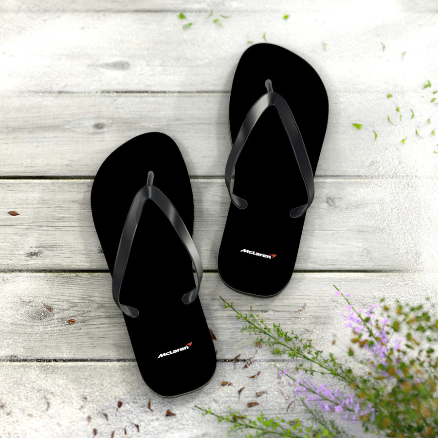 Unisex Black McLaren Flip Flops™