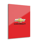 Red Chevrolet Acrylic Prints (French Cleat Hanging)™