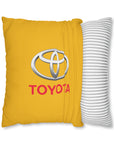 Yellow Toyota Spun Polyester pillowcase™