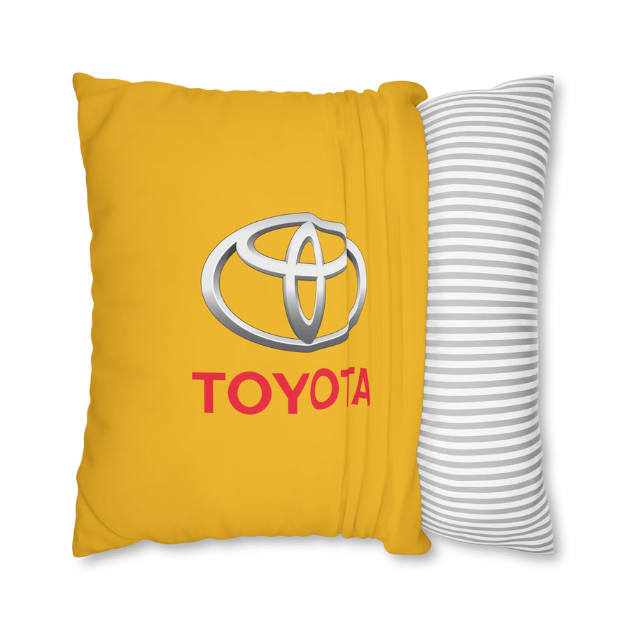 Yellow Toyota Spun Polyester pillowcase™