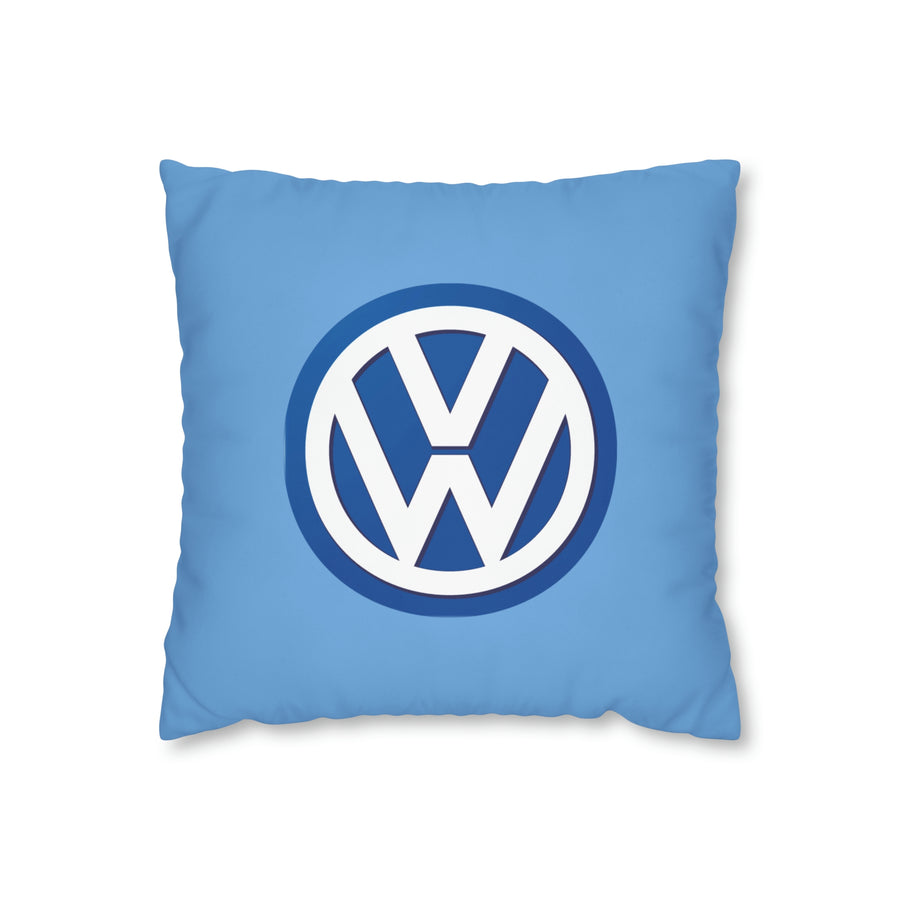 Light Blue Volkswagen Spun Polyester pillowcase™