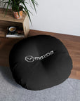 Black Mazda Tufted Floor Pillow, Round™