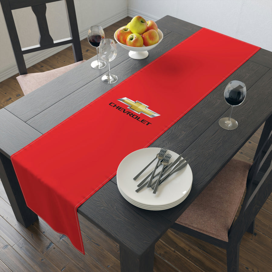 Red Chevrolet Table Runner (Cotton, Poly)™