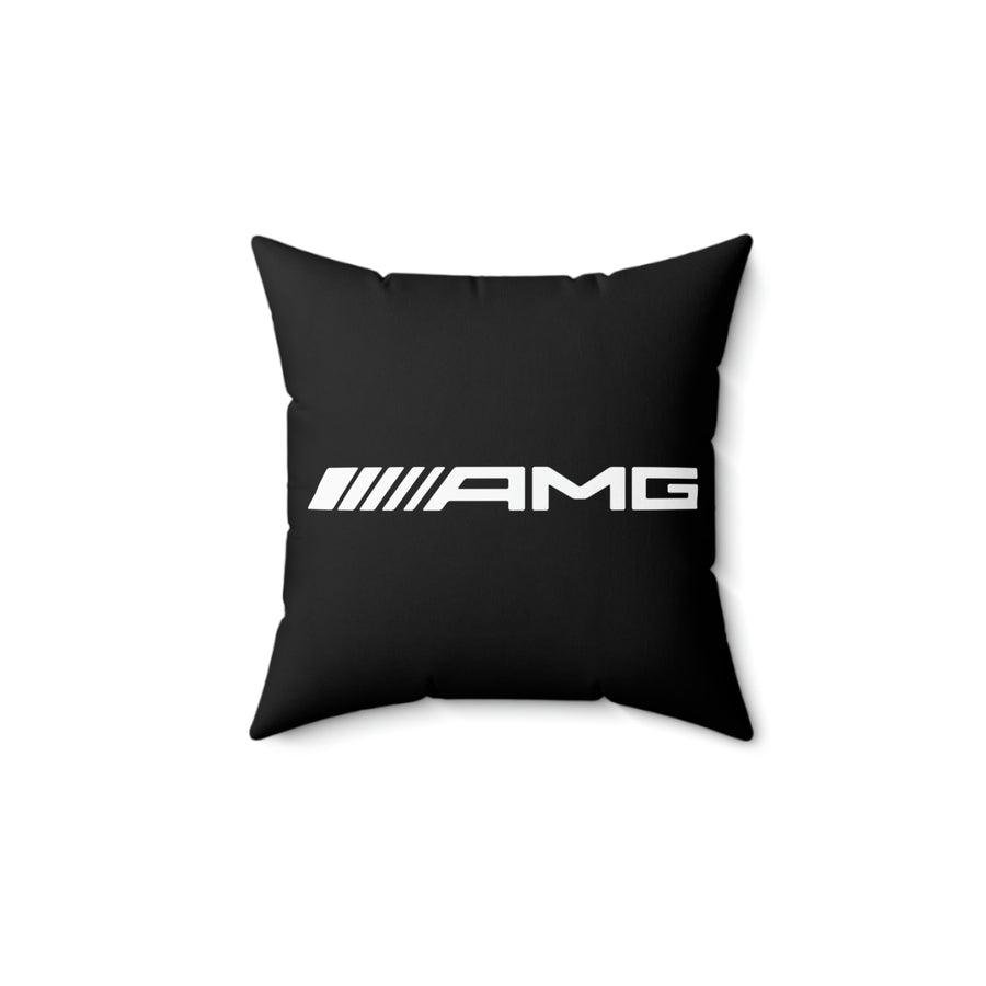 Black Mercedes Spun Polyester Square Pillow™