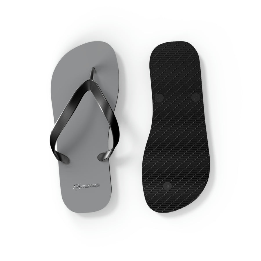 Unisex Grey Mazda Flip Flops™