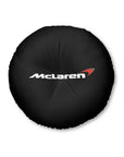 Black Mclaren Tufted Floor Pillow, Round™