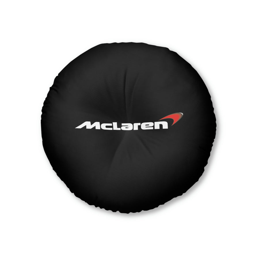 Black Mclaren Tufted Floor Pillow, Round™