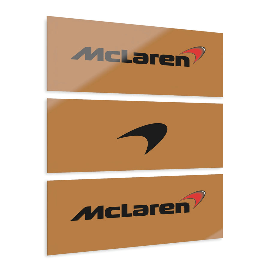Brown McLaren Acrylic Prints (Triptych)™