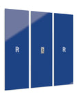 Dark Blue Rolls Royce Acrylic Prints (Triptych)™