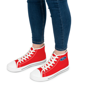 Women's Red Ford High Top Sneakers™