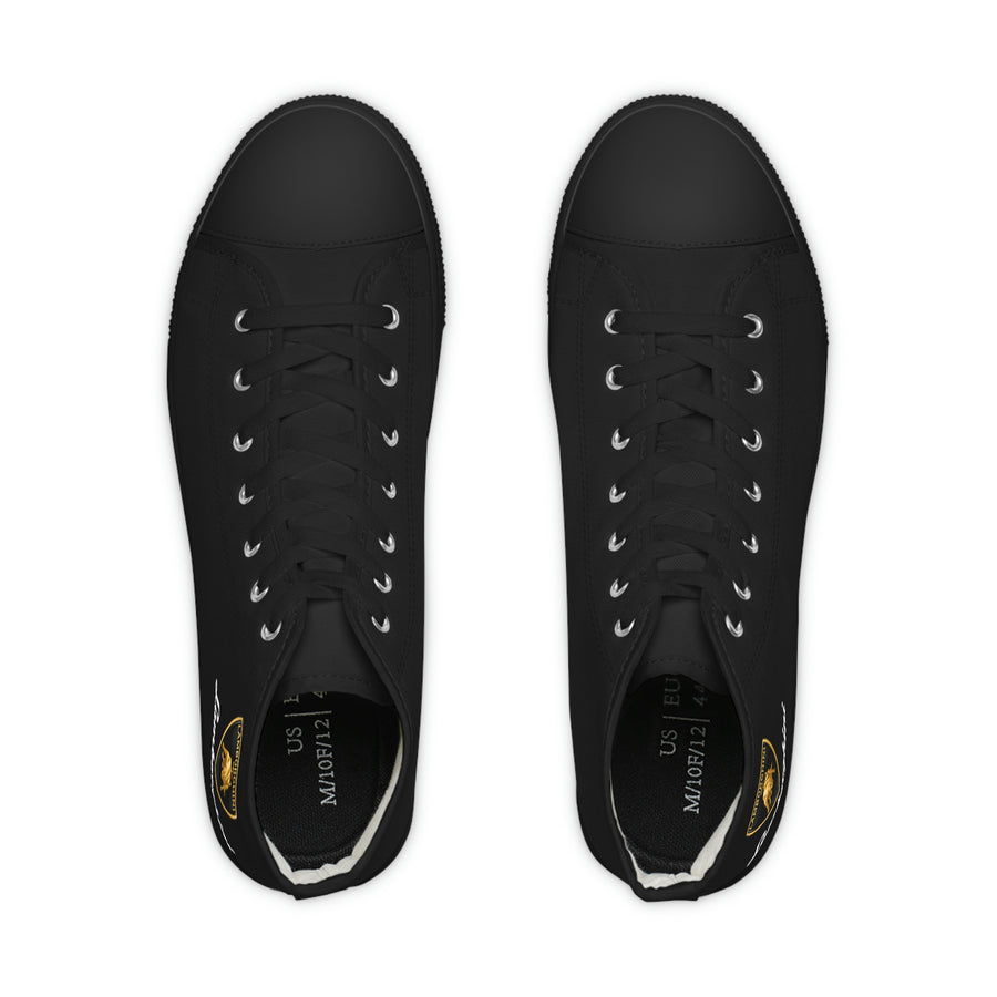 Men's Black Lamborghini High Top Sneakers™