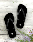 Unisex Black Rolls Royce Flip Flops™